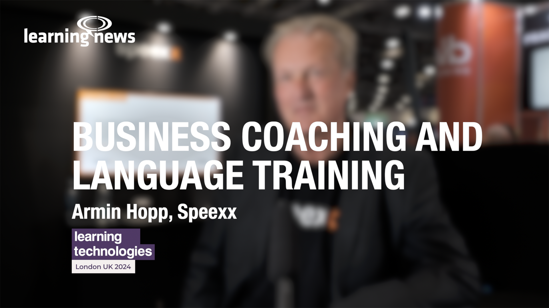 Armin Hopp from Speexx with Learning News